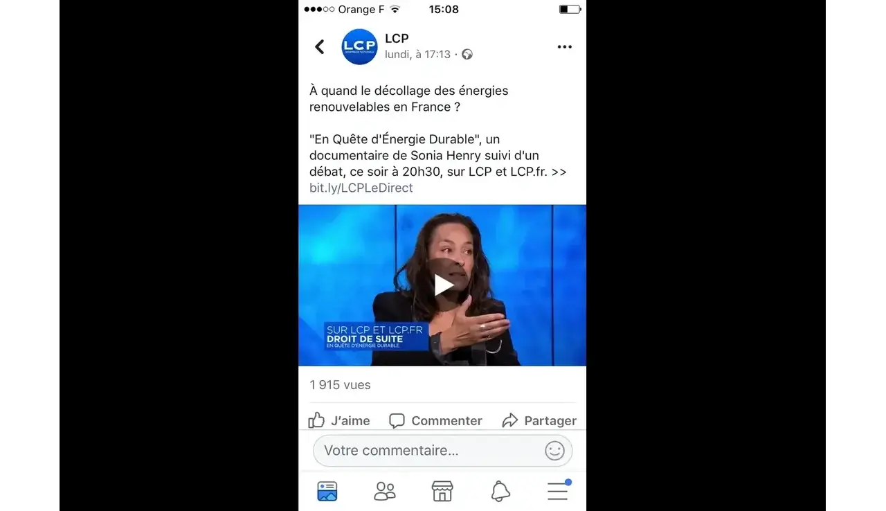 LCP parle de Sonia Henry et de son documentaire sur les énergies durables