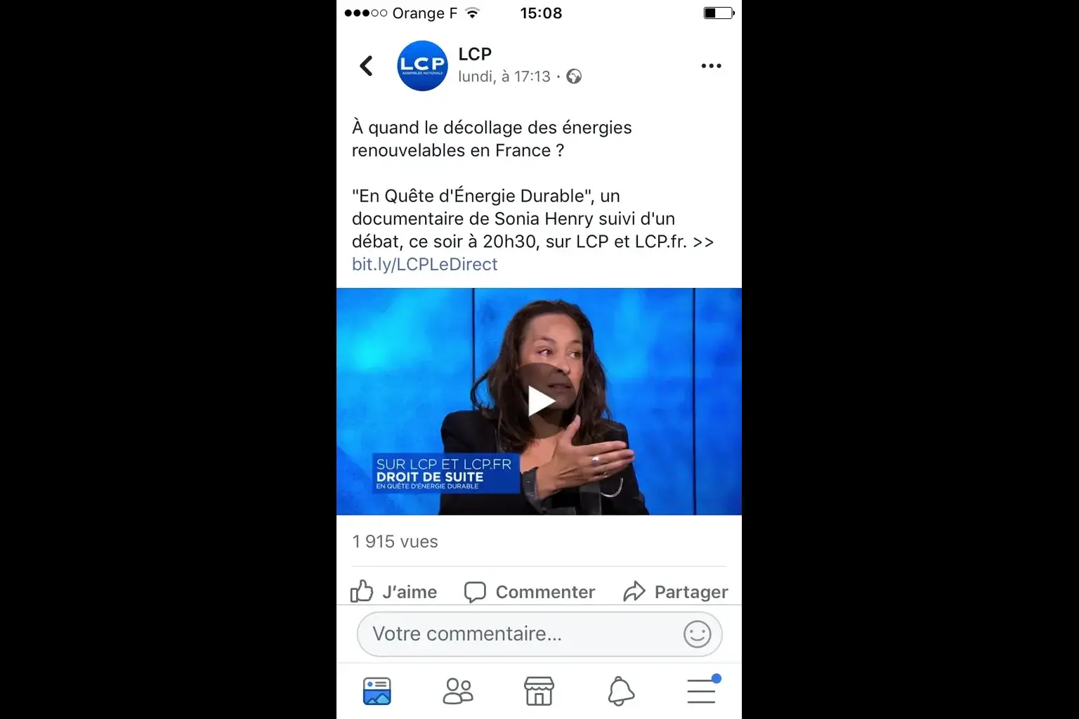 Sonia henry sur LCP
